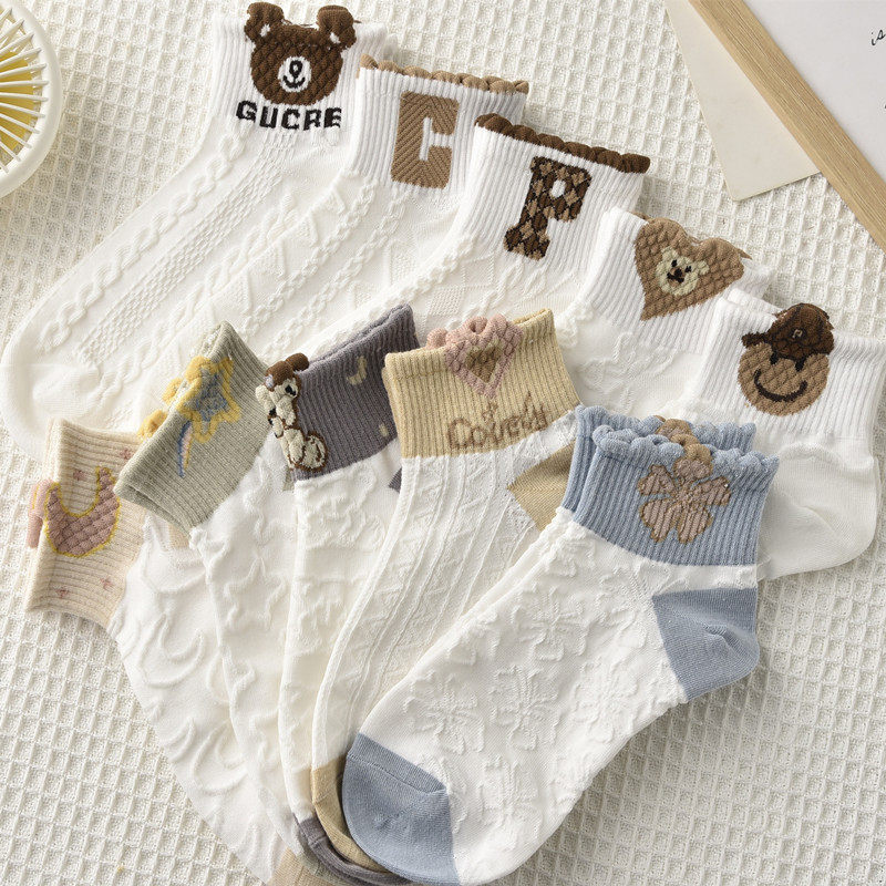 白色纯棉袜子女短袜春夏季薄款女船袜低帮浅口百搭女士袜子学生袜,女士内衣/男士内衣/家居服,短袜,淘宝优惠券,粉丝福利购,淘宝优惠卷