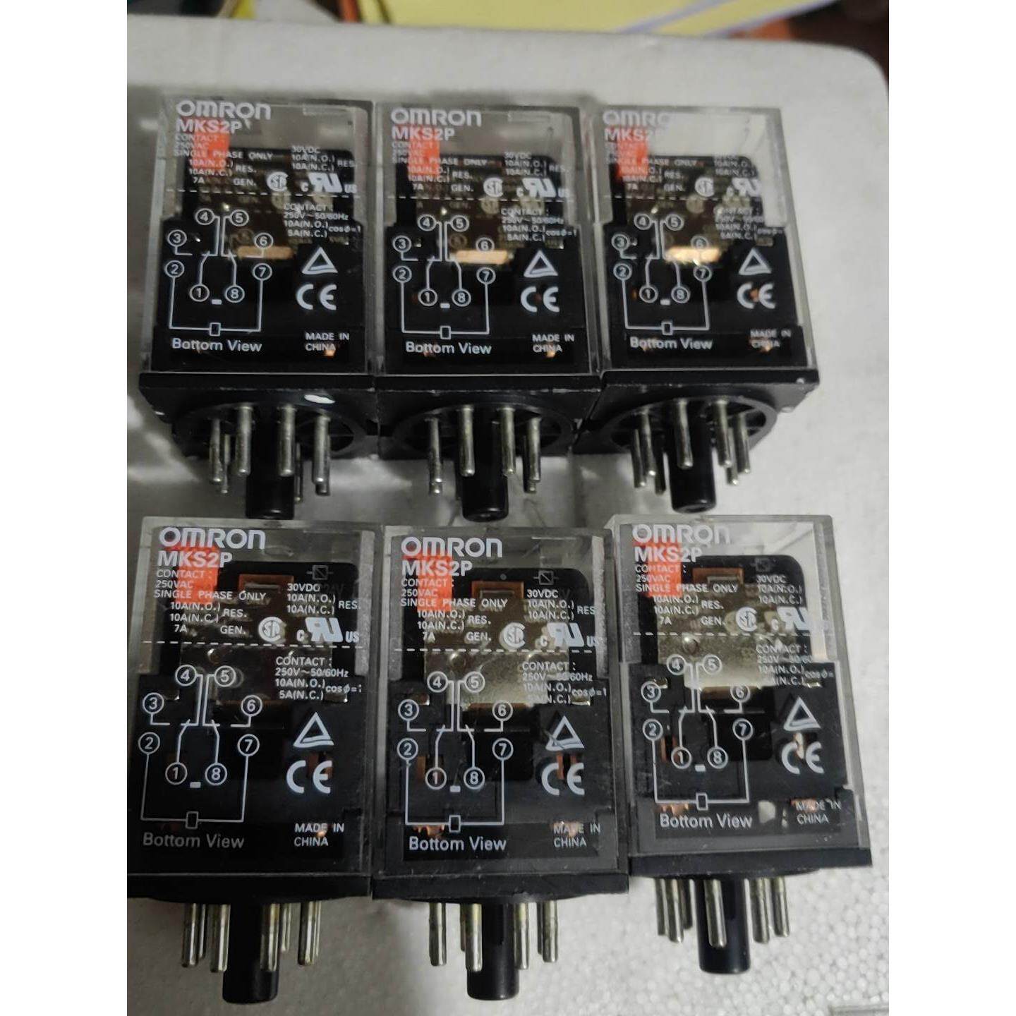 询价mks2p mks-2p mk-s2p m-ks2p 交流ac24v 圆8脚继电器功率继电