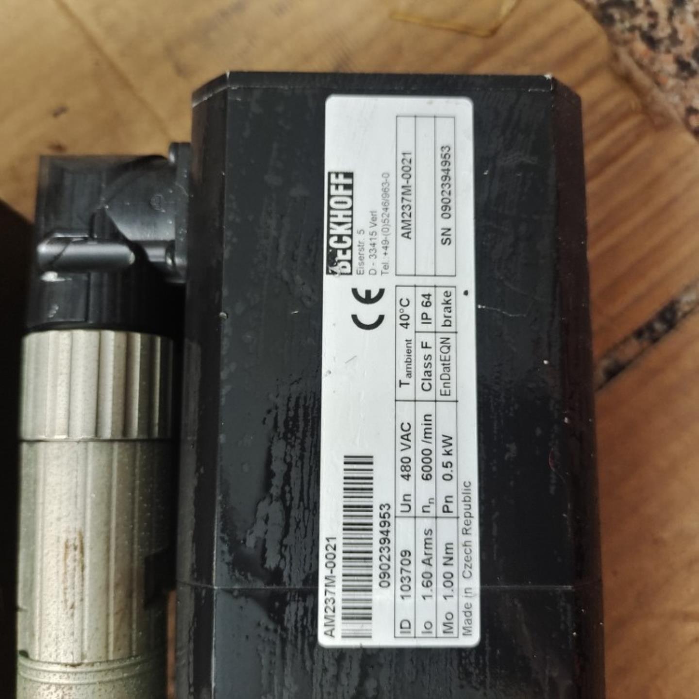 BECKHOFF AM237M-0021 二手拆机倍福伺服电机 AM237M-0021询价