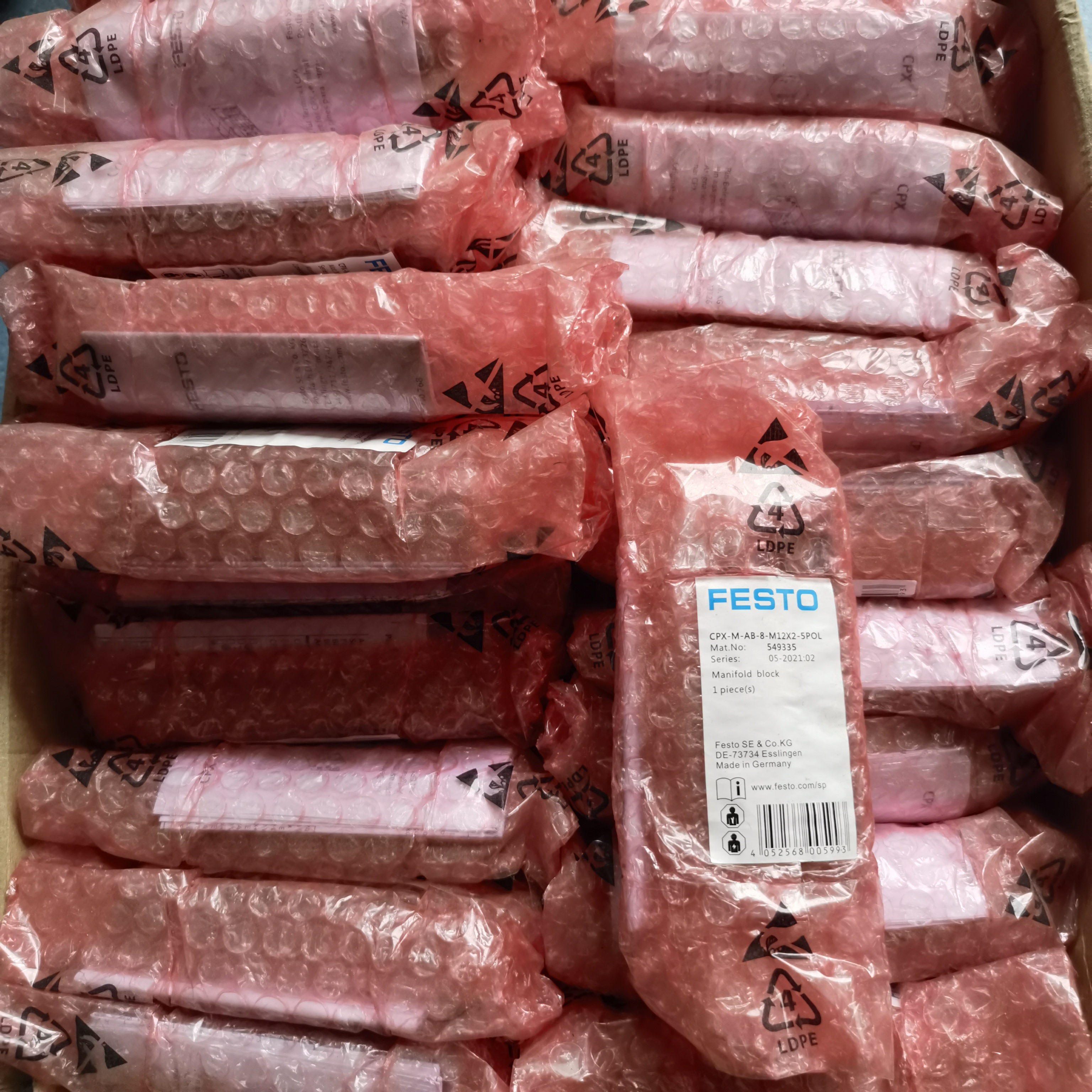 FESTO气路板模块 CPX-M-AB-8-M12X2-5POL  549335 现货实价询价
