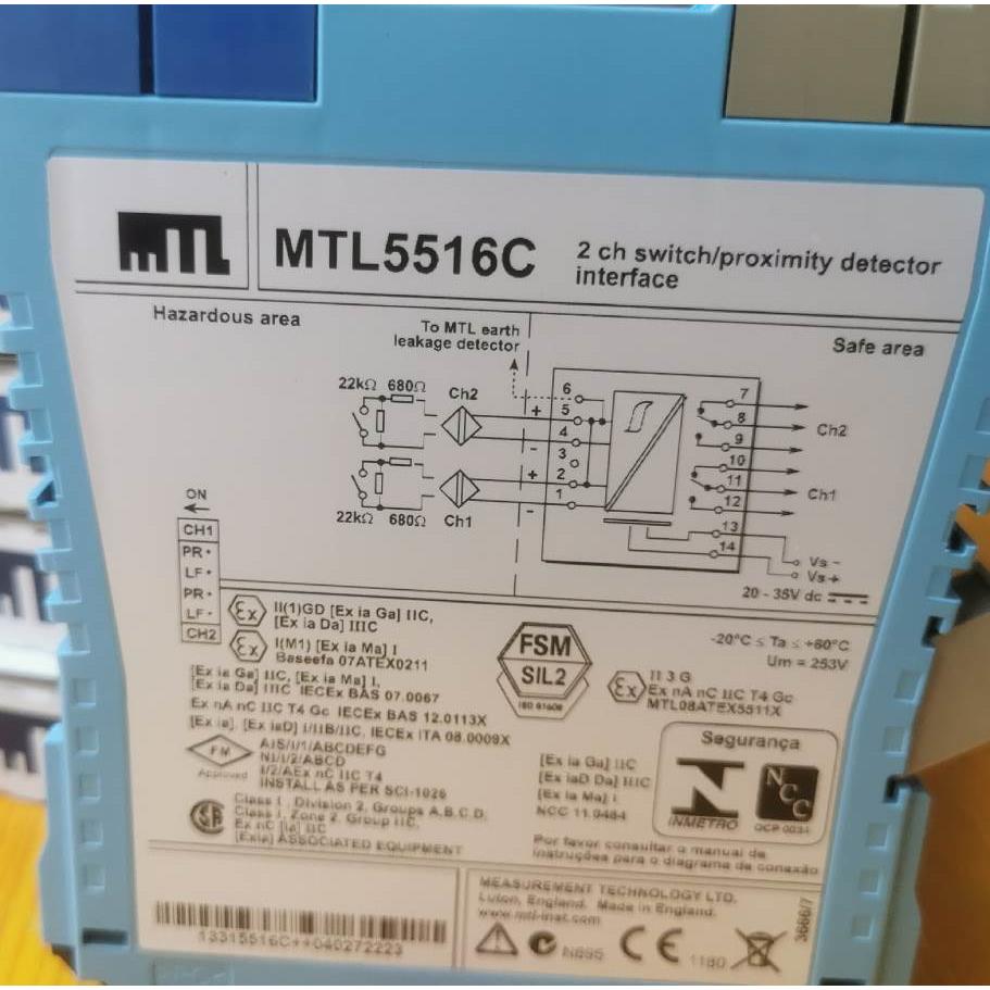 【鑫永盛电气】MTL安全栅MTL5516C MTL4549C/4544/4516/4521/4546