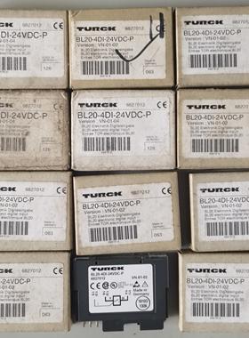 图尔克 BL20-4DI-24VDC-P 6827012 4通道PNP输入BL20电子模块询价