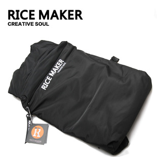 热米RICE MAKER精品黑色防水双肩包 贴身防弹衣款 电脑背包