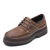 立马 RAMAR品牌加州纯手工艺固特异休闲鞋 圆头牛皮松糕底