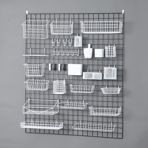 网格片置物架挂篮托盘收纳置物篮