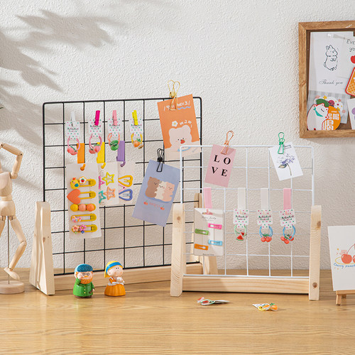 网格实木底座幼儿园作品