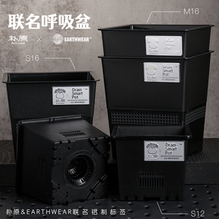 【朴原】朴原&EARTHWEAER联名花盆呼吸盆透气盆块根盆栽定制花盆
