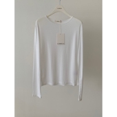 打底上衣衫 现GABRIELLE韩国东大门2025新款 圆领天丝羊毛长袖 女