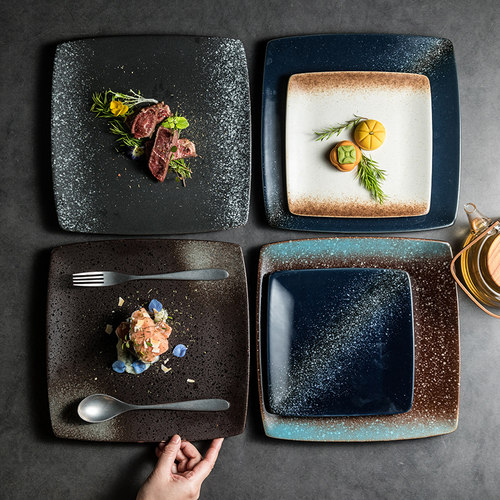 新时代正方盘陶瓷四方形