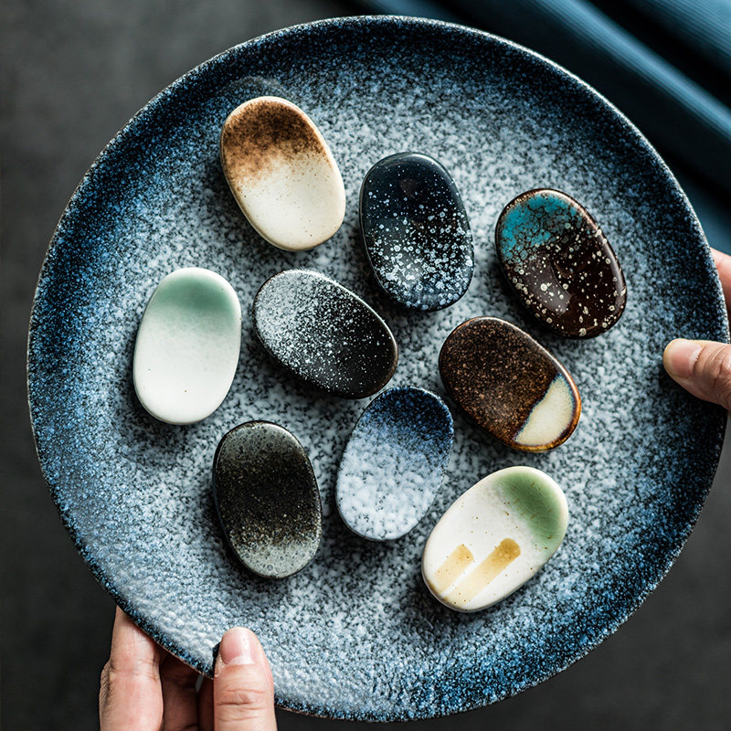 腰形筷架筷枕陶瓷商用家用筷子架托勺托高颜值餐具摆台小号筷架,餐饮具,餐具笼/架,淘宝优惠券,粉丝福利购,淘宝优惠卷