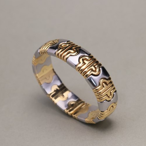 宝格丽经典款 Bvlgari Parentesi金刚手镯个性时尚气质珠宝首饰