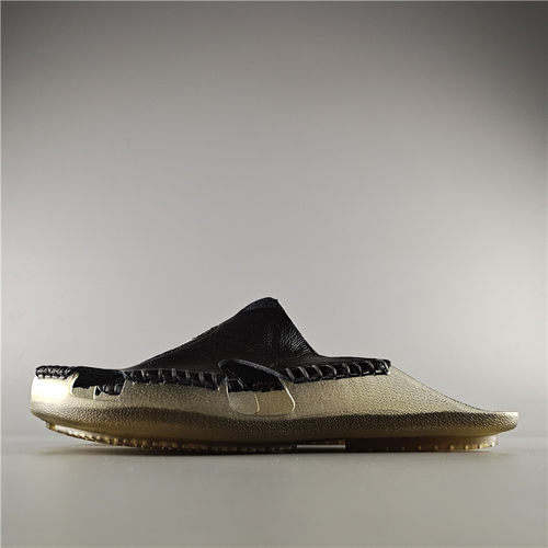 手工缝线大码拖鞋男透气休闲凉鞋