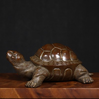 黄铜乌龟摆件铜龟办公室祝寿贺寿客厅礼品礼物家居装饰工艺品