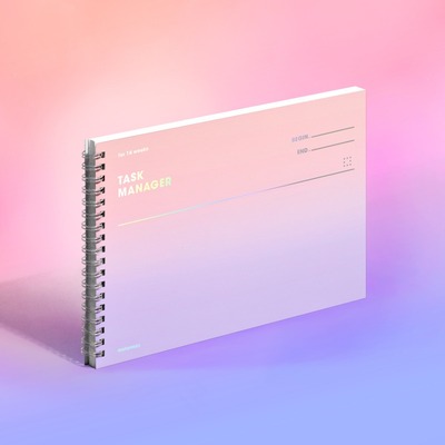 韩国正品motemote 16周任务管理计划本记事TASK MANAGER 16weekS