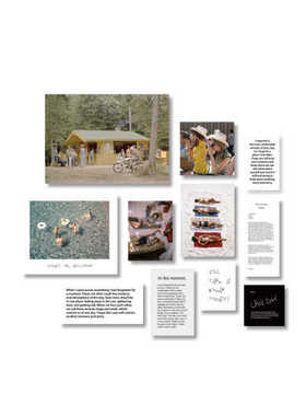 韩国正品202 手帐日记复古标签贴纸包sunday_stickerpack ver.01