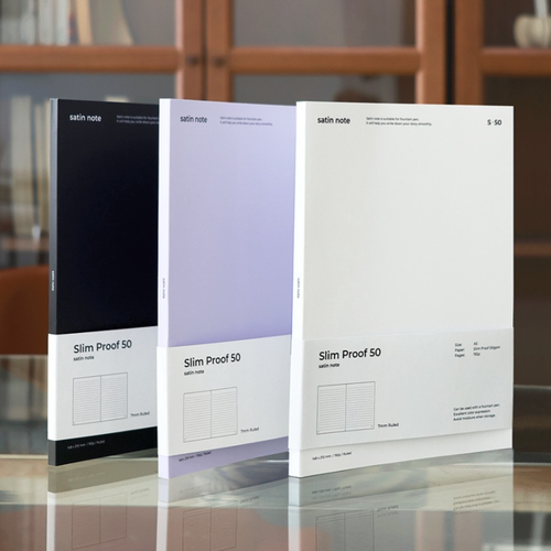 韩国正品Be on D A5线条格子超薄笔记本横线网格本slim Proof 50