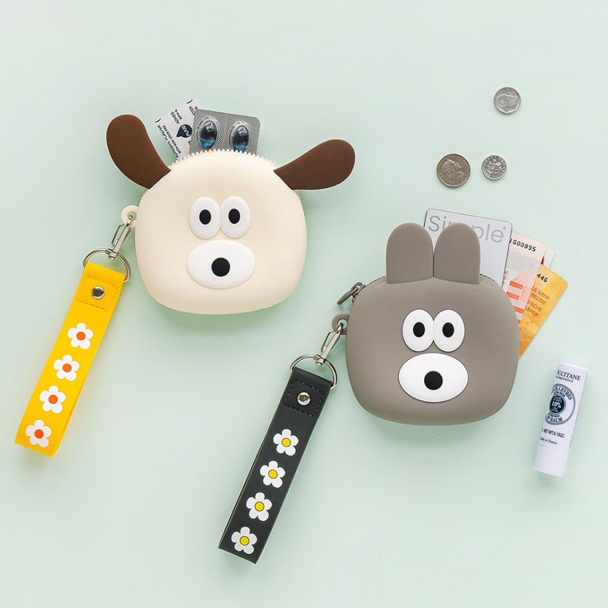 韩国正品romane 可爱便携腕带硅胶收纳袋硅胶防水耳机零钱包卡包,节庆用品/礼品,创意零钱包,淘宝优惠券,粉丝福利购,淘宝优惠卷