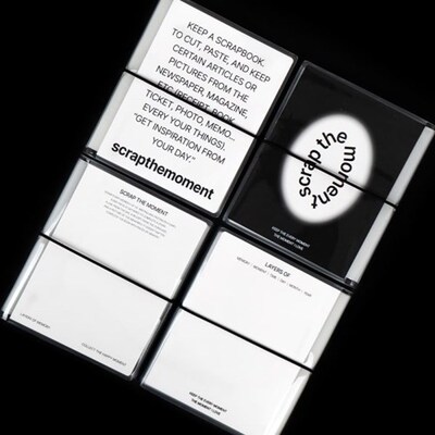 韩国正品Lucalab 4切绑带卡片相册相簿4cut photo album 4x6/2x6