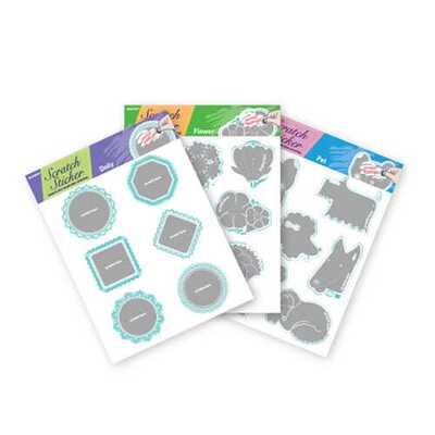 601STREET创意可刮印花贴纸1张