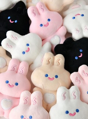 韩国正品RICO 毛绒兔子玩偶钥匙链挂件装饰吊饰挂链COCOS KEYRING