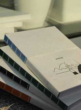 韩国正品saranghae 空白横线网格作家线订记事笔记本writers note