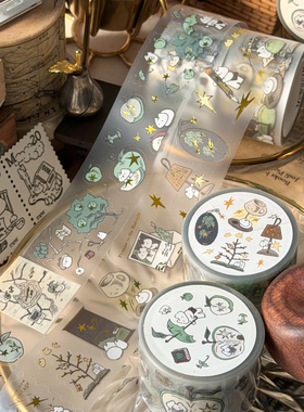 韩国正品mewmewbeam 美纹手帐切模贴纸胶带Kiss cut Roll sticker