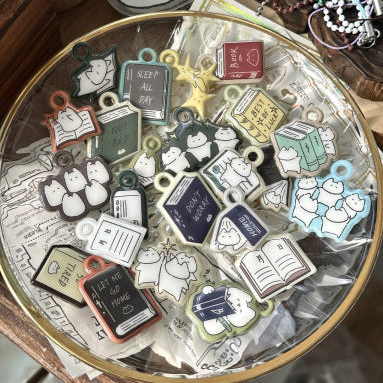 韩国正品mewmewbeam 迷你PVC钥匙链包袋装饰挂件吊饰咕卡珠链配件