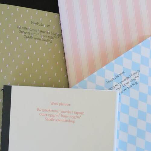 韩国正品Malgrecela 13个周B6计划本备忘记事本手帐Week planner