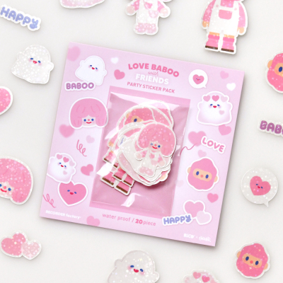 TRF手帐LOVEBABOO装饰贴纸包