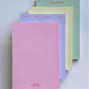 韩国正品jazzornot 便签备忘记录册拍纸本记事纸Vintage Memo Pad