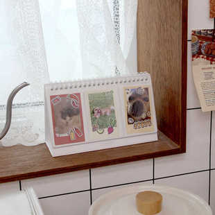 韩国正品jamstudio 相片口袋收纳册3寸追星小卡拍立得3插袋摆台