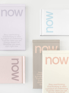 韩国正品OAB 当下万年历月周计划笔记本网格线条记事本now diary5