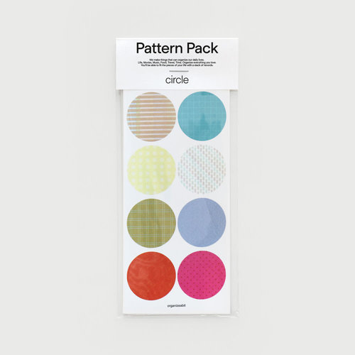 韩国正品OAB 彩色图案圆形标签贴装饰贴纸包sticker pack circle