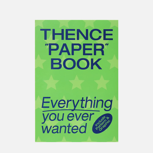 韩国正品thence复古拼贴素材本装饰背景纸手账造景Paper Book_V.4