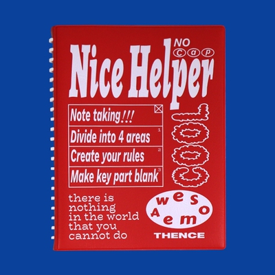 thence活页线条笔记本记事本手帐