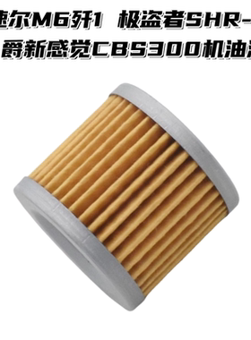 波速尔M6歼1机滤极盗者SHR-4嘉爵新感觉宗申摩托车CBS300机油滤芯