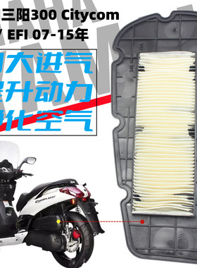 适用SYM三阳九妹夫JOYMAXF300 XS300T-2踏板摩托车空气滤芯滤清器
