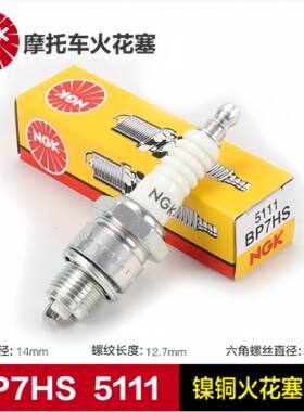NGK摩托车火花塞二冲程50 60 4114 4135 E6TC AG100 DIO JOG通用