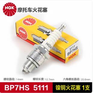 NGK摩托车火花塞二冲程50 60 4114 4135 E6TC AG100 DIO JOG通用