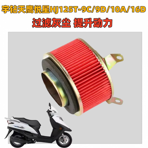 豪爵宇钻天鹰悦星HJ125T-9C滤芯