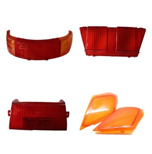 适用VFR400RVF400NC30期35期沙王250 AX-1CH250尾灯壳刹车灯壳罩