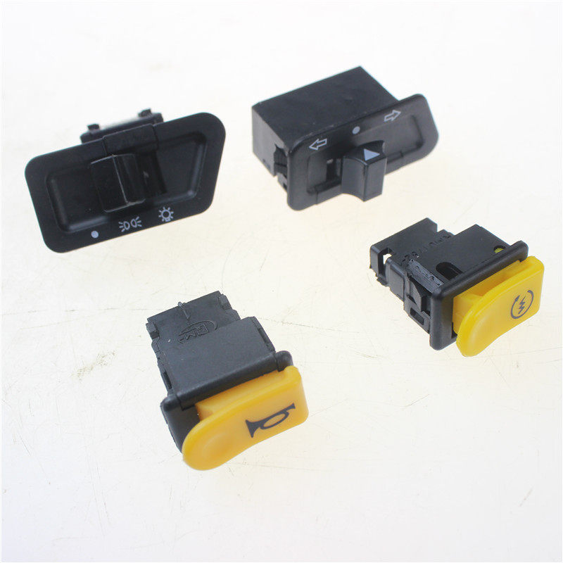 适用轻骑铃木摩托车配件赛驰qs110五大开关组合喇叭转向 大灯开关