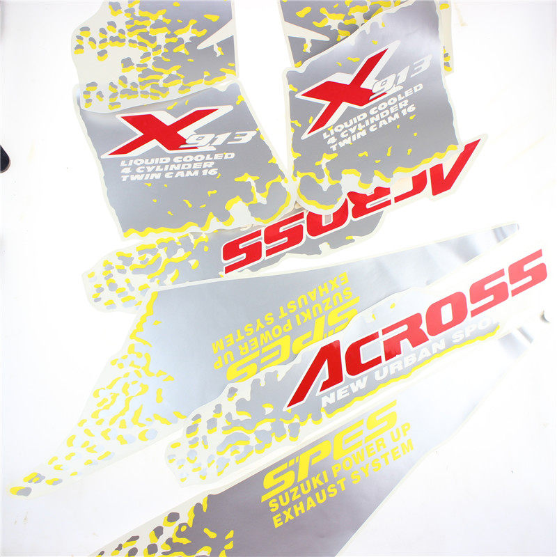 摩托车贴纸铃木老款913全车贴花250 913贴纸across x 913贴标车贴