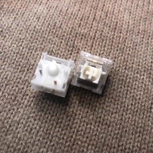 NX雪舞白轴夜魔游侠2 98无线热插拔通用十字轴体 线性轴