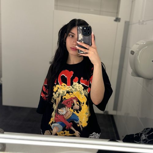 DakaFit civilregime美式海贼王系列运动健身宽松印花情侣健身T恤