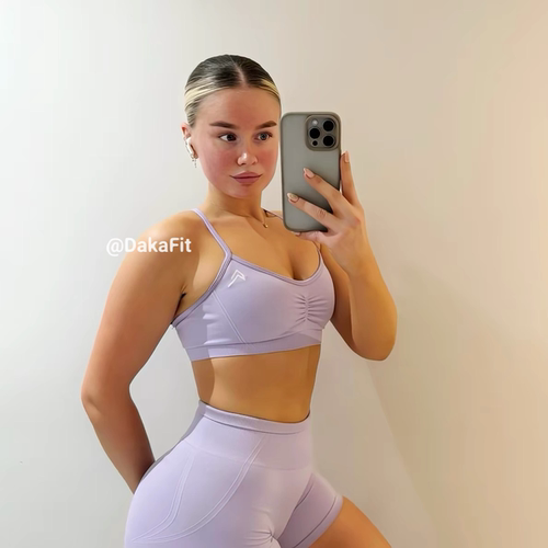 DakaFit Oneractive后背交叉运动内衣细肩带美背健身文胸瑜伽背心
