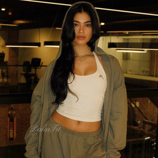 DakaFit新款 ONER带标健身服含胸垫挂脖背心瑜伽健身背心