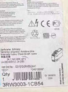 (议价)3RW3003-1CB54