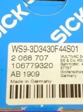 (议价)Sick WS9-3D3430F44S01 西克光电传感