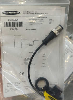 BANNER邦纳光电传感器QS186LEQ5，议价